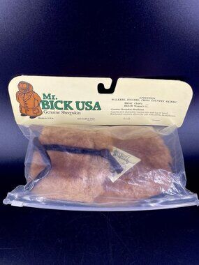 Mr. BICK Vintage Genuine Sheepskin Headband BK94W women's USA NEW OLD STOCK